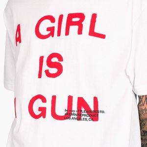 Pleasures A girl is a Gun T shirt